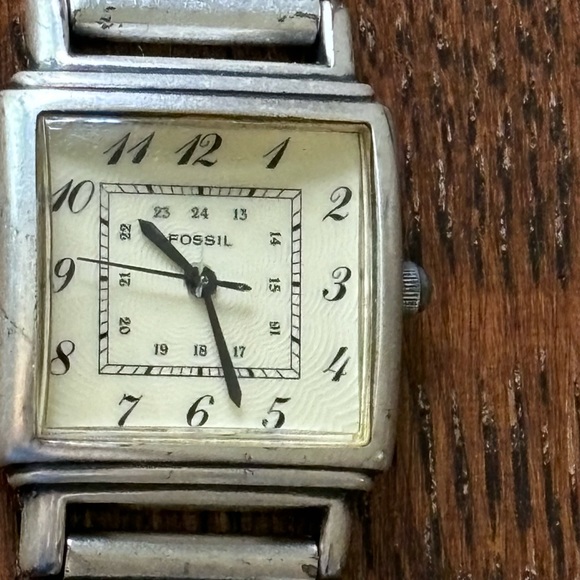 Fossil Vintage Square Art Deco Style Watch - Picture 2 of 16